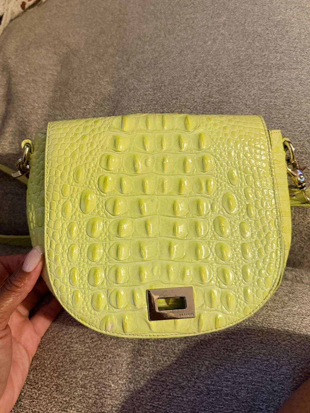 Lime Brahmin Sonny Crossbody